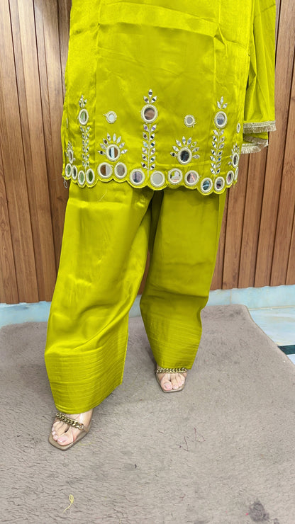 Noorani Mirror Work Farshi Suit