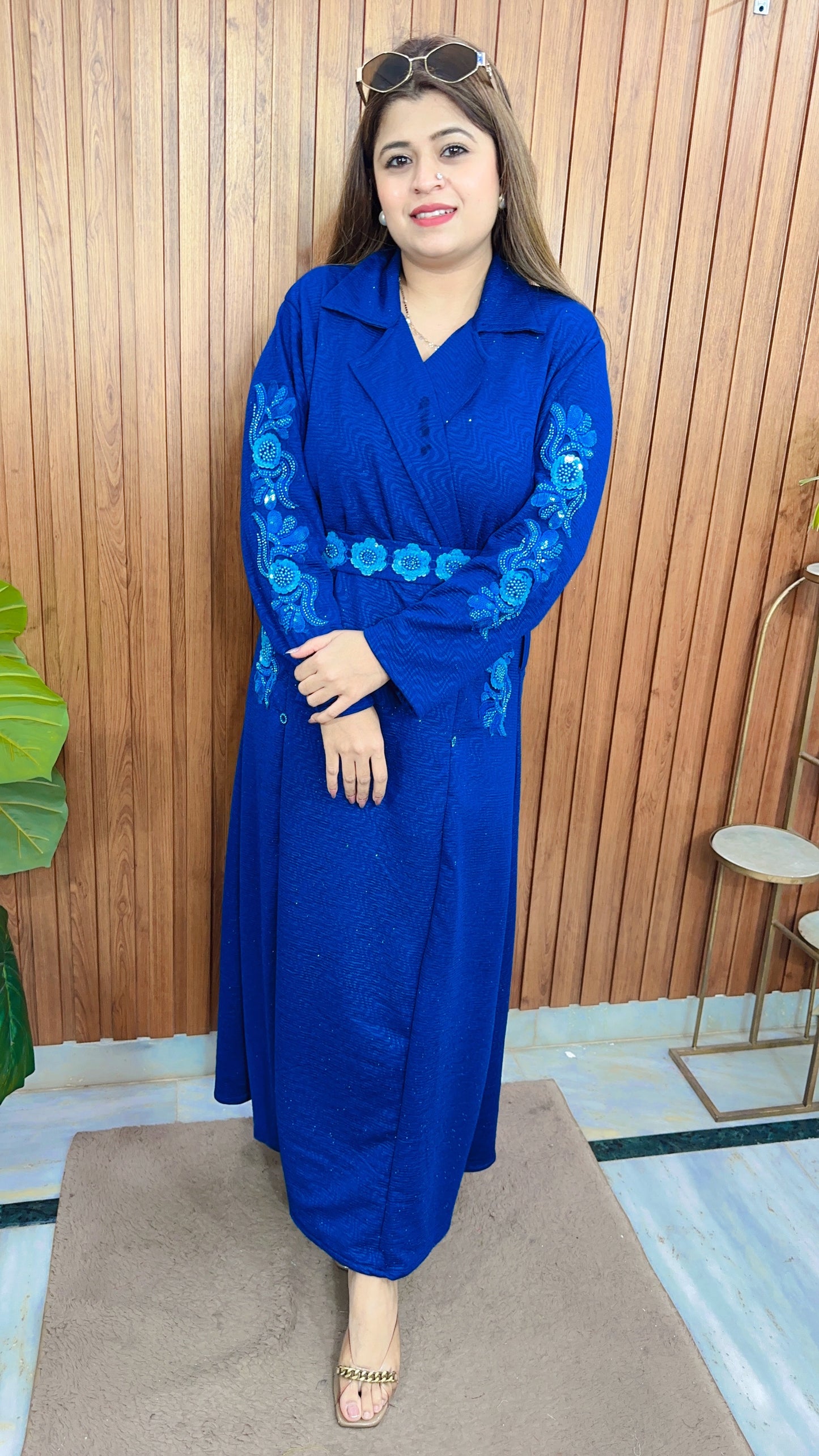 Elegance Lycra handwork Dress