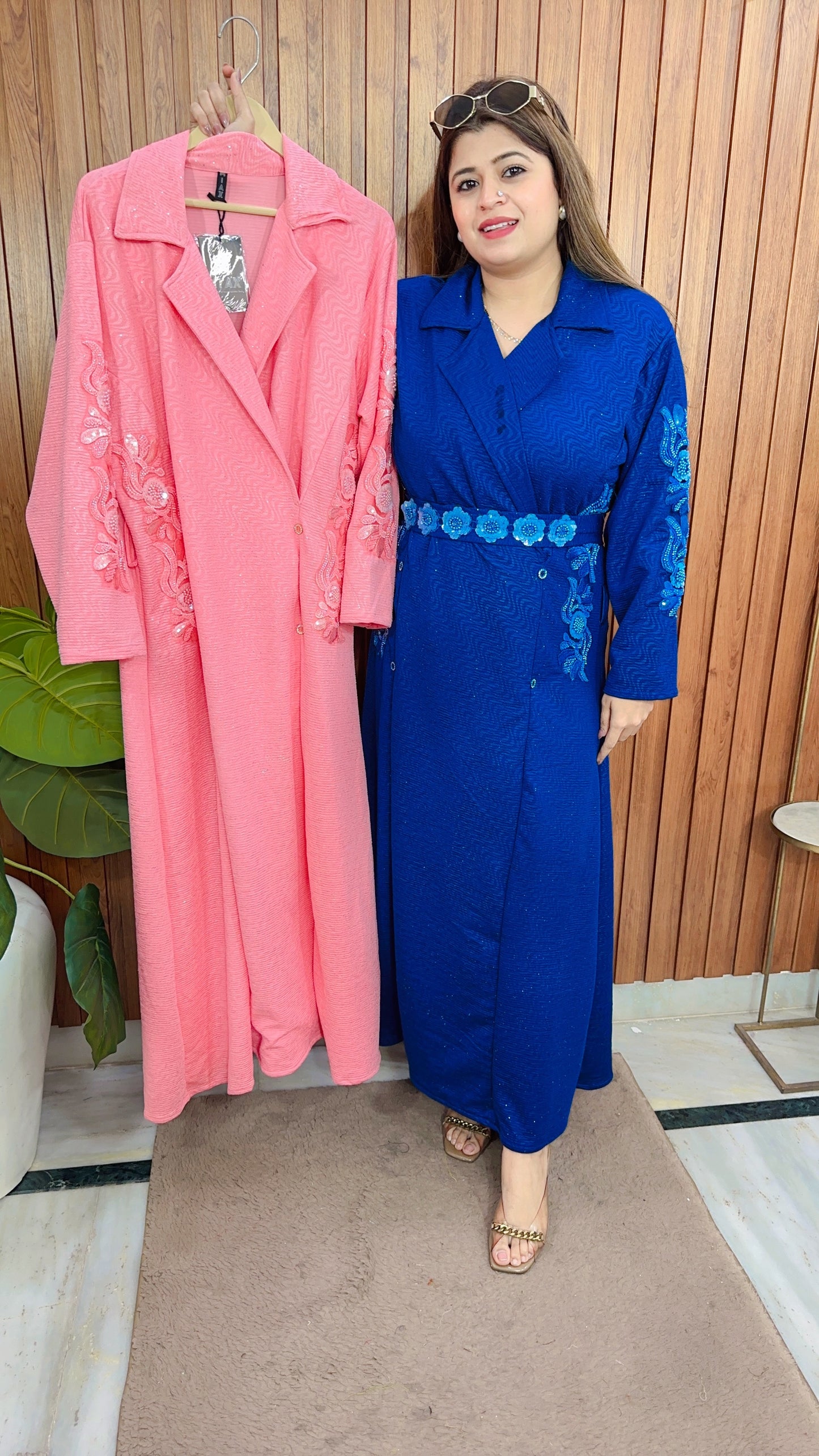 Elegance Lycra handwork Dress