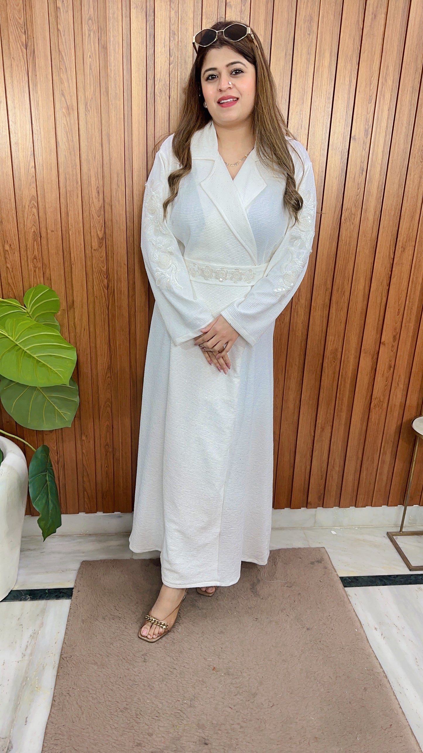 Elegance Lycra handwork Dress