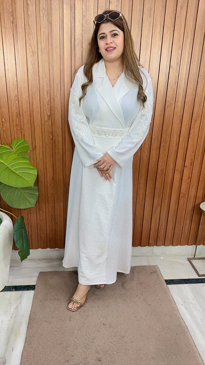 Elegance Lycra handwork Dress