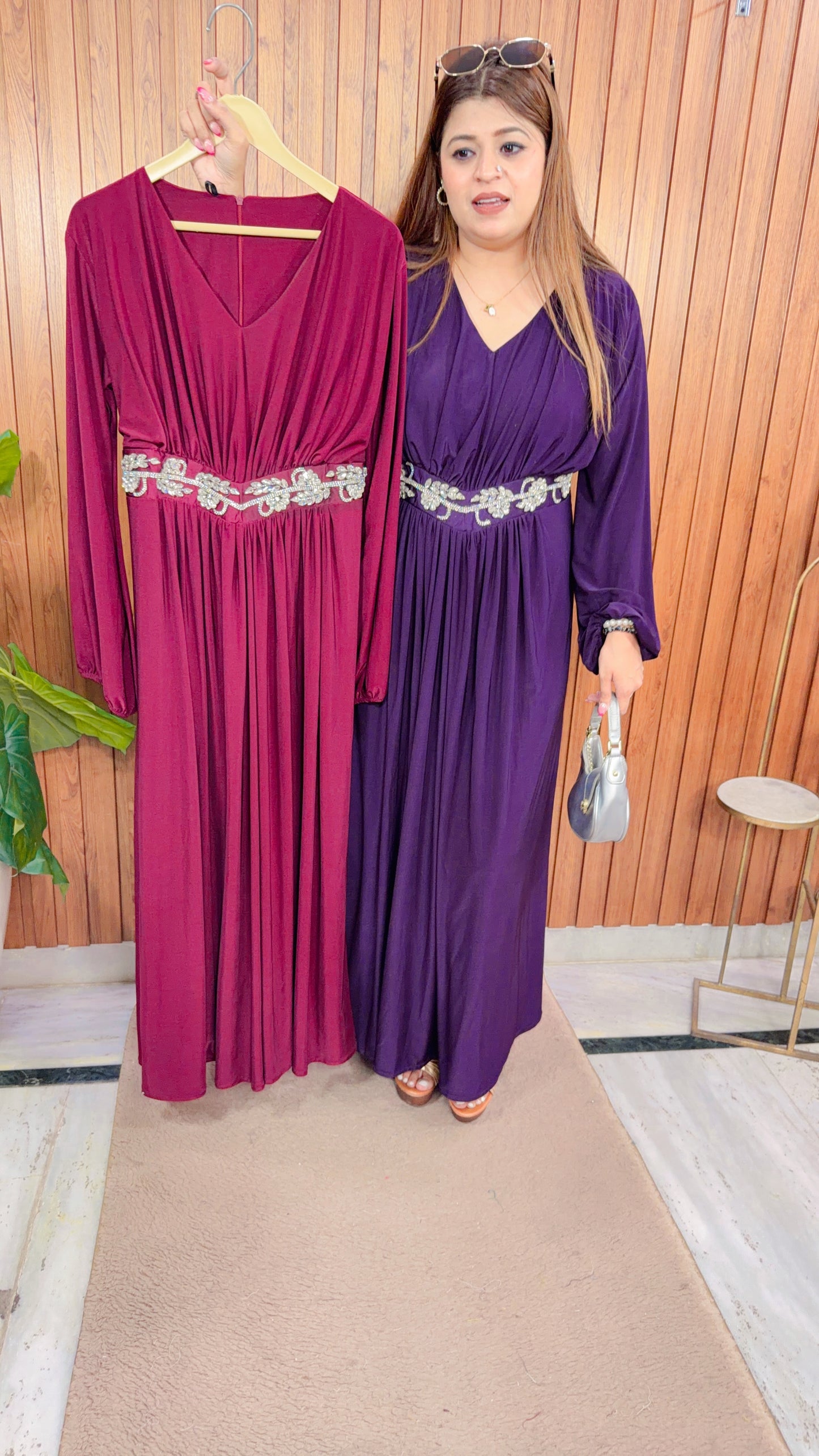 Premium Stone Party Wear Dress