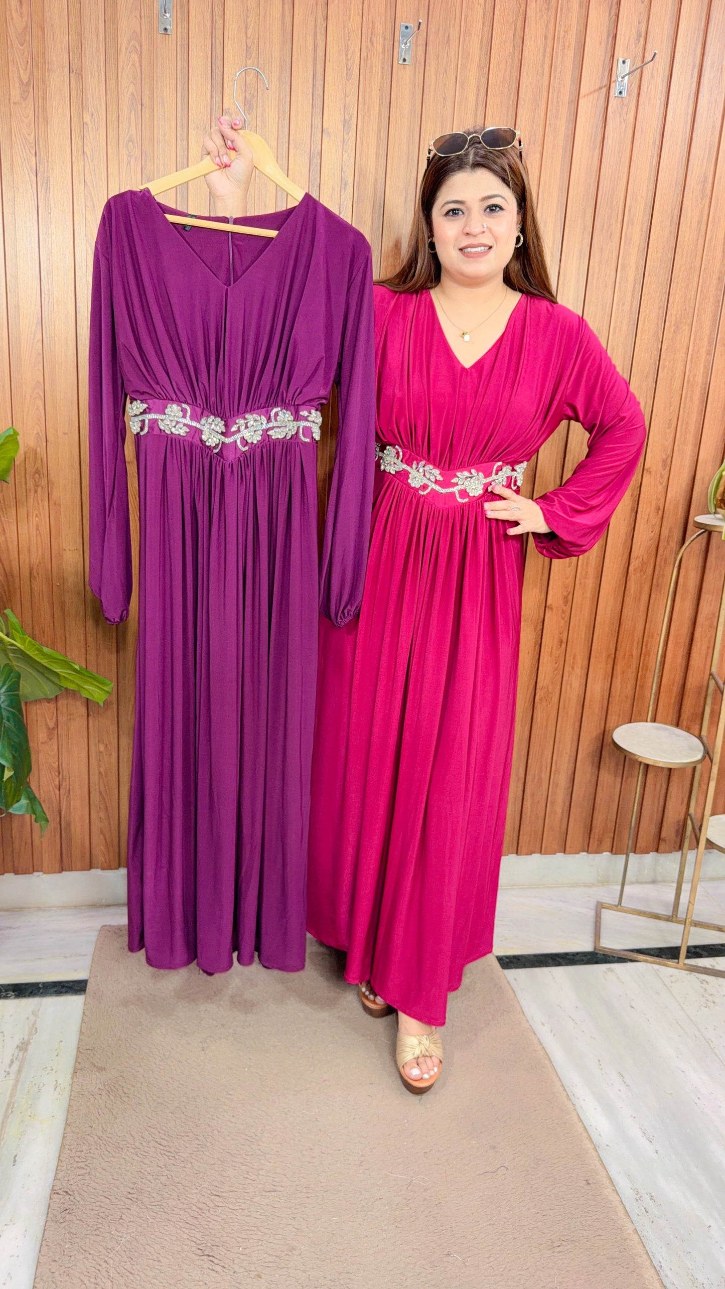 Premium Stone Party Wear Dress