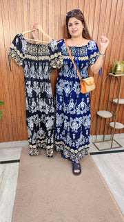 Floral Cotton Bobbin Dress