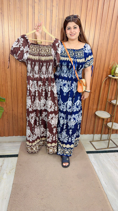 Floral Cotton Bobbin Dress