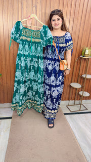 Floral Cotton Bobbin Dress