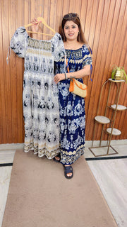 Floral Cotton Bobbin Dress