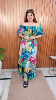 Floral Cotton Bobbin Dress