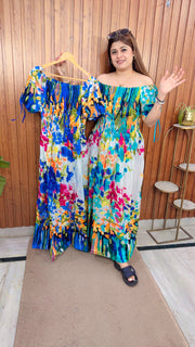 Floral Cotton Bobbin Dress