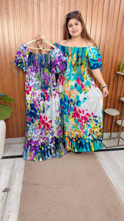 Floral Cotton Bobbin Dress