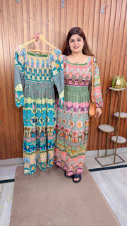 Floral Cotton Bobbin Dress