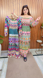 Floral Cotton Bobbin Dress