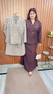 Imashi Pearl Flower Skirt Set