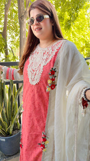 Lakhina Premium Schifli Cotton Suit