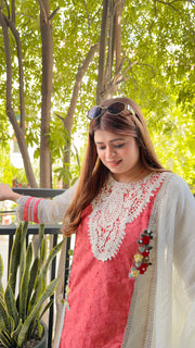 Lakhina Premium Schifli Cotton Suit