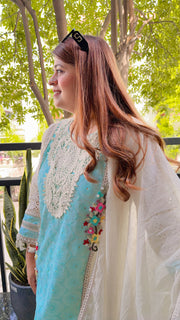 Lakhina Premium Schifli Cotton Suit