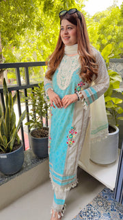Lakhina Premium Schifli Cotton Suit