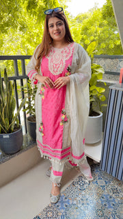 Lakhina Premium Schifli Cotton Suit