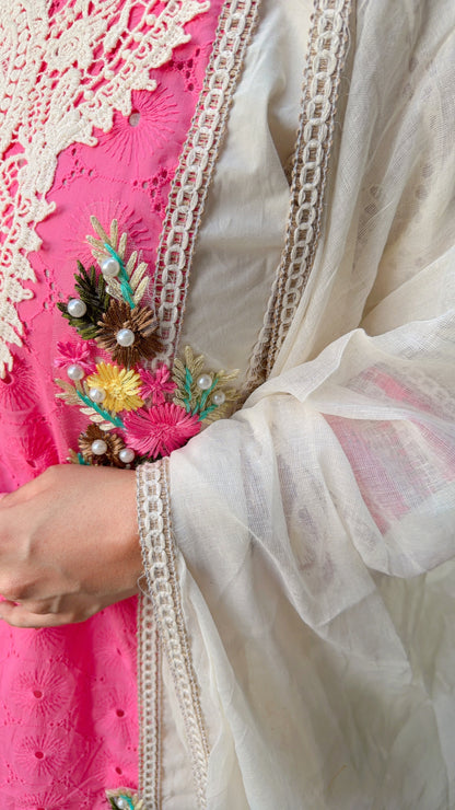 Lakhina Premium Schifli Cotton Suit
