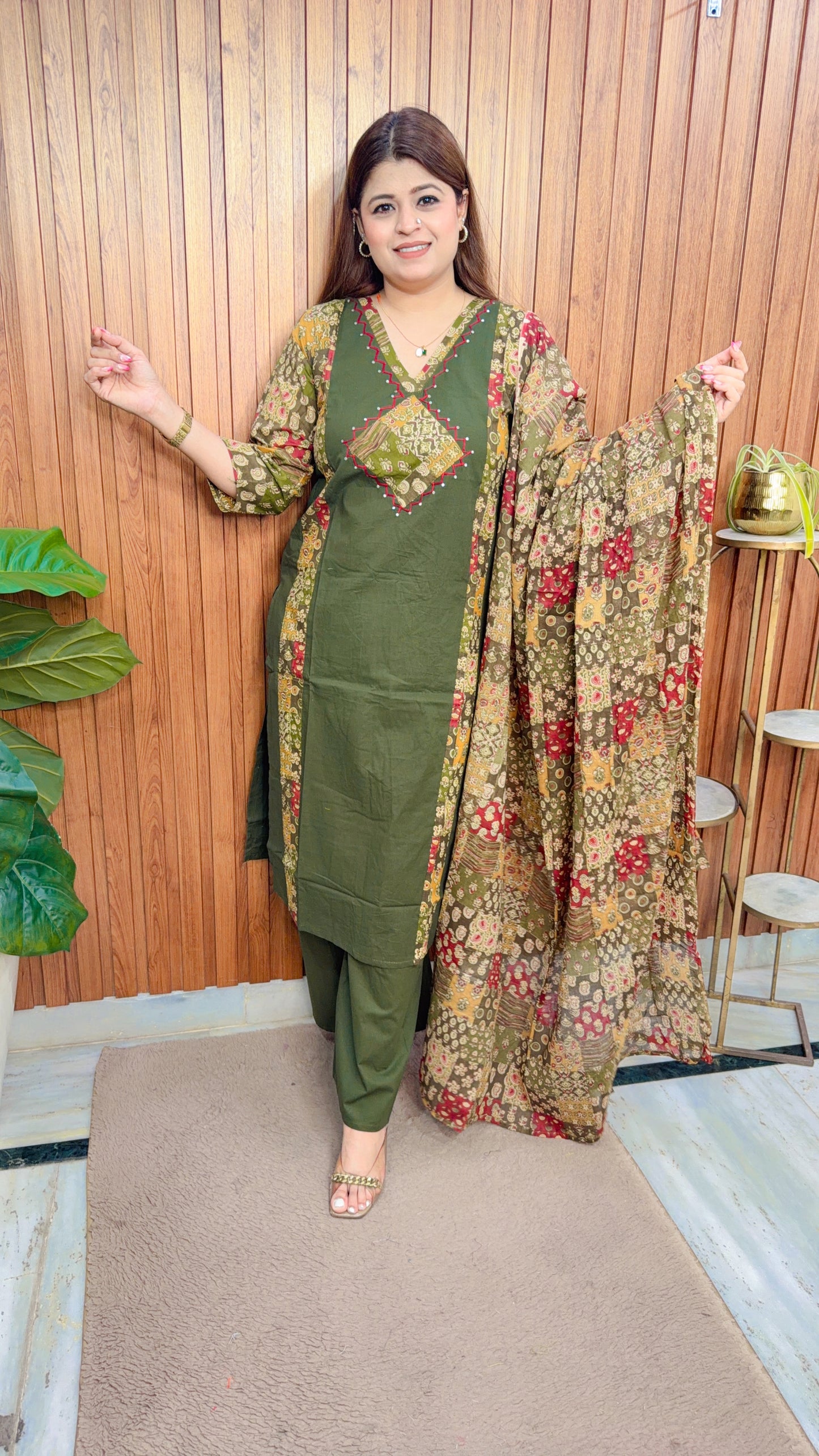 Kalamkari Pure Cotton Suit