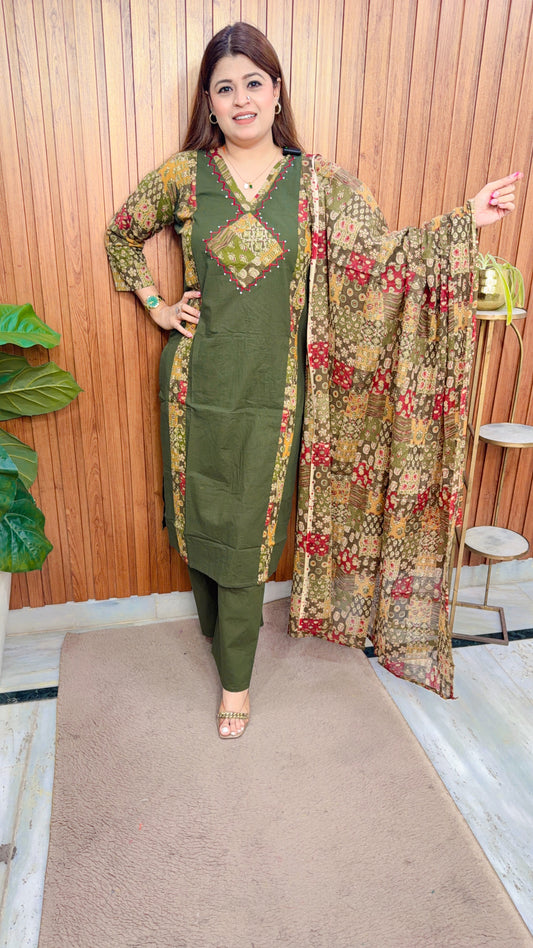 Kalamkari Pure Cotton Suit