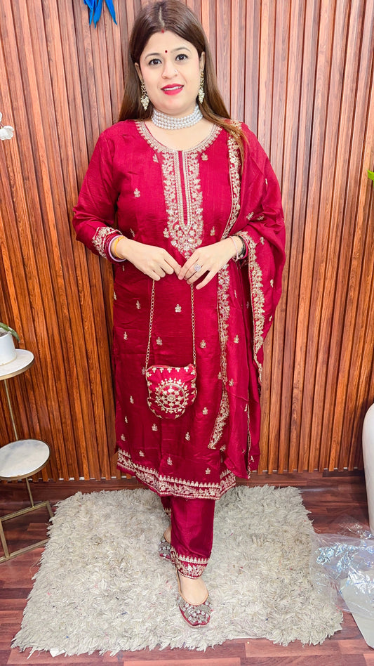 Potli Silk Suit Set