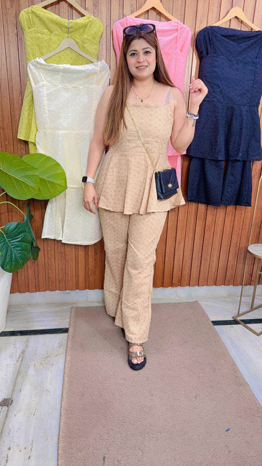 Sehar Peplum Two Piece Coord set