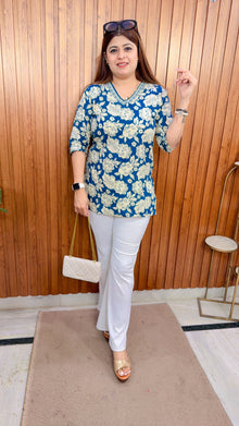 Blue  Floral