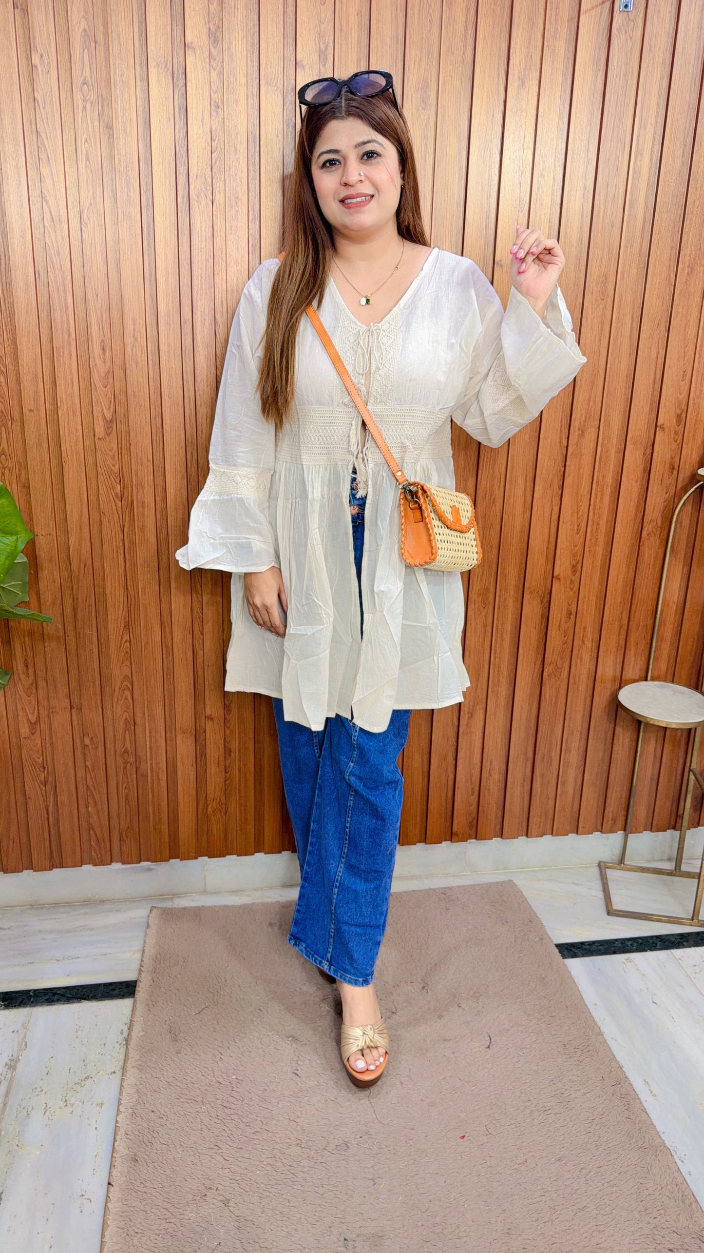 Khadi cotton beaches  dress
