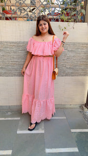 Sayra Schifli Cotton Smokey Dress