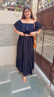 Sayra Schifli Cotton Smokey Dress