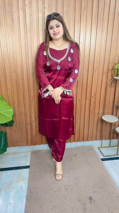 Anaya Indo Western Organza Kurta Set