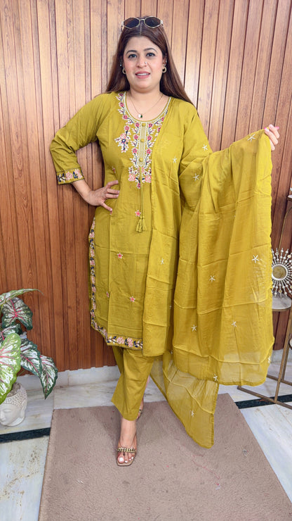 Shazia Embroidery Cotton Suit