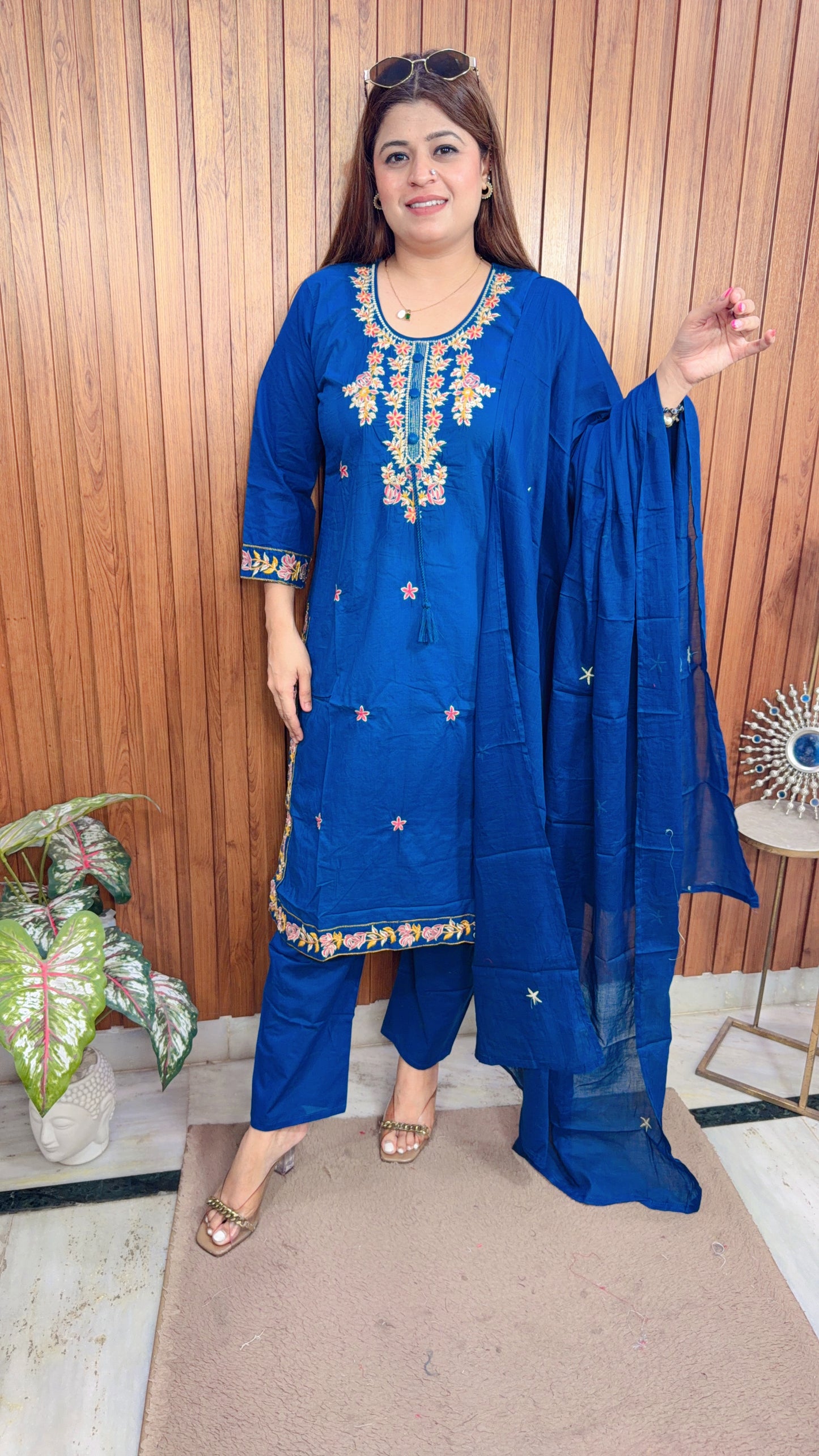 Shazia Embroidery Cotton Suit