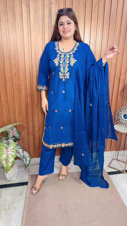 Shazia Embroidery Cotton Suit