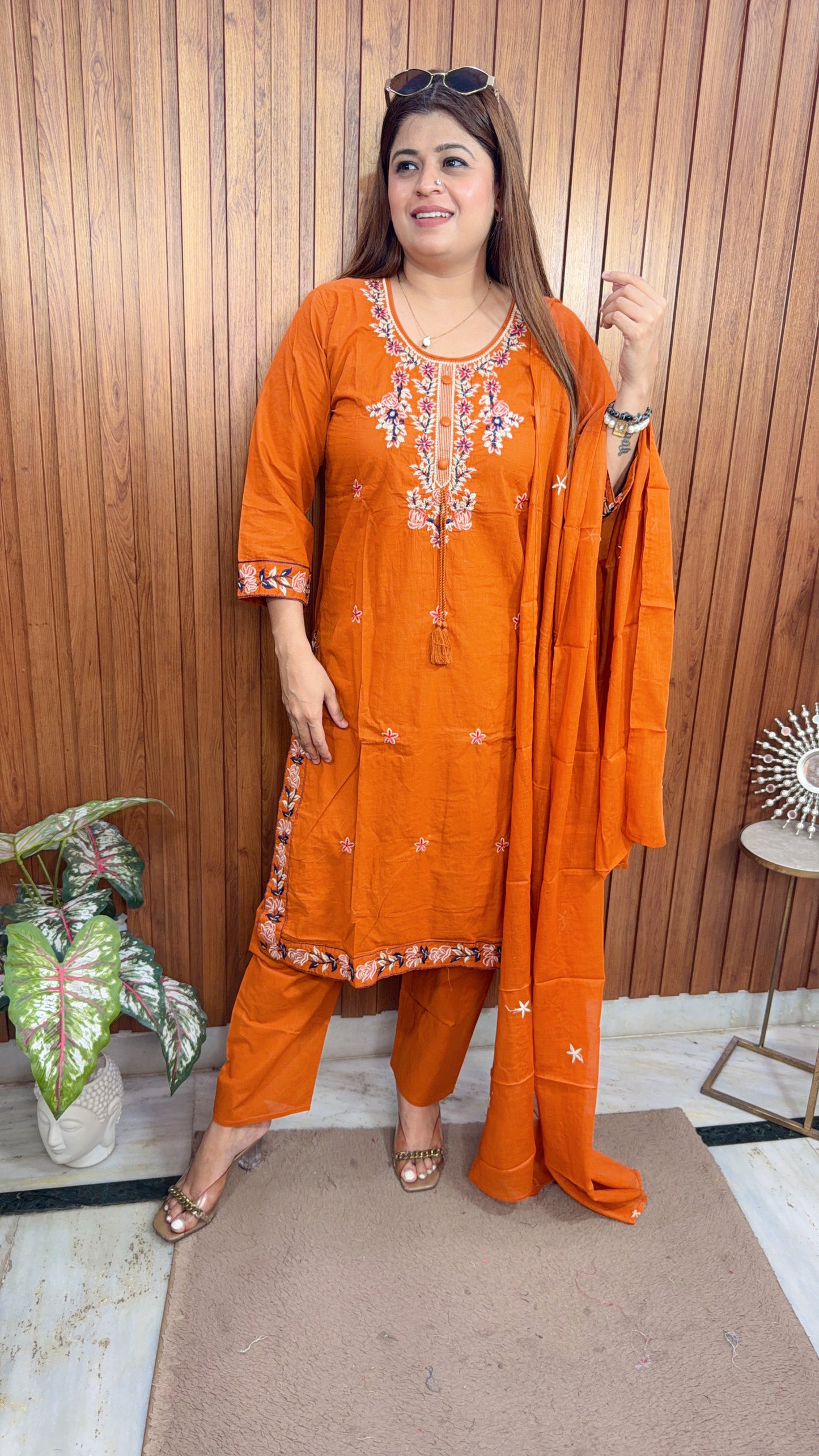 Shazia Embroidery Cotton Suit