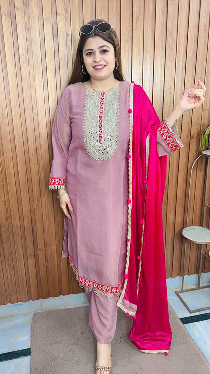 Kohinoor Shimmer Cotton Suit