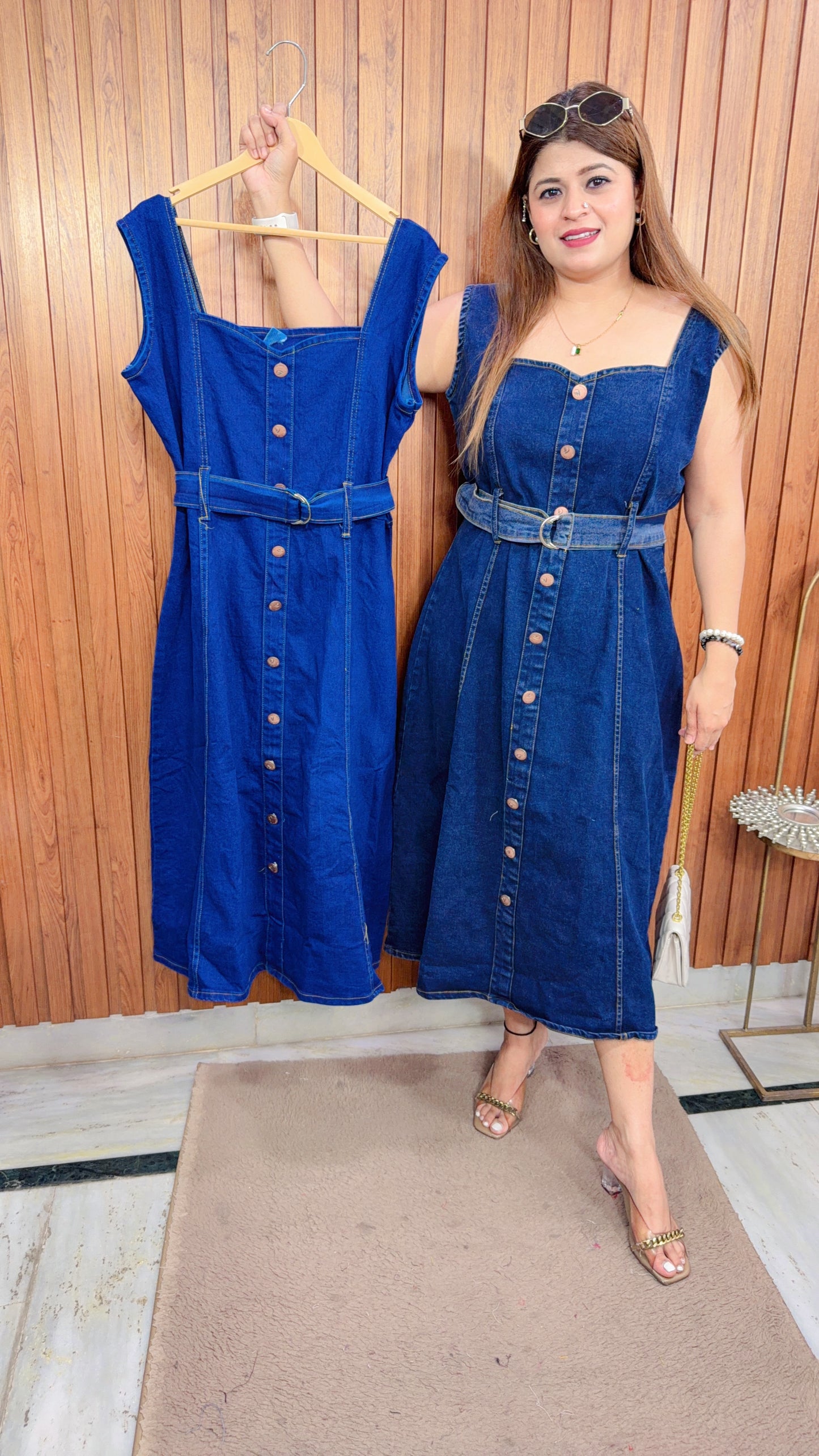 Sweet Heart Denim dress