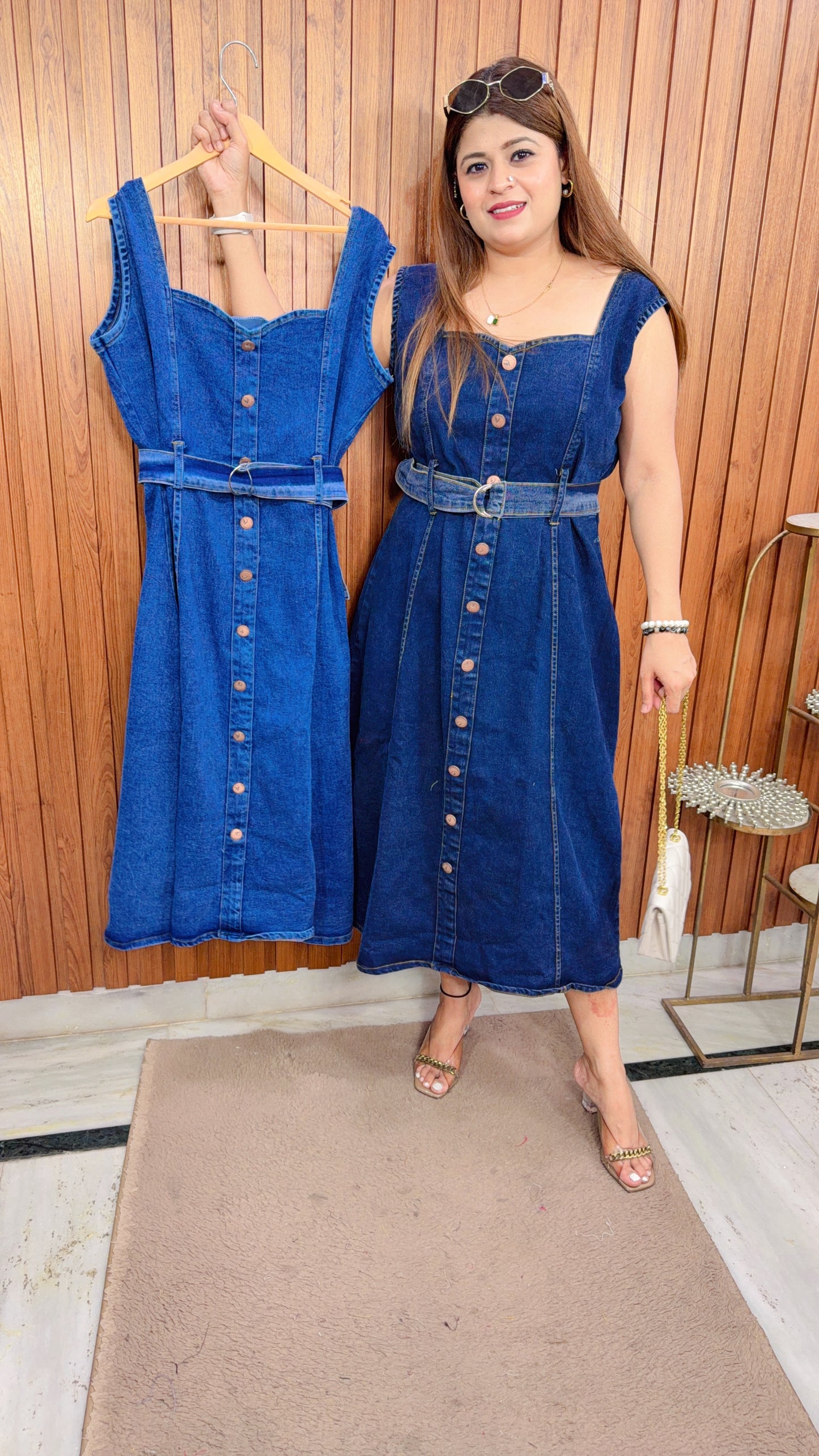 Sweet Heart Denim dress