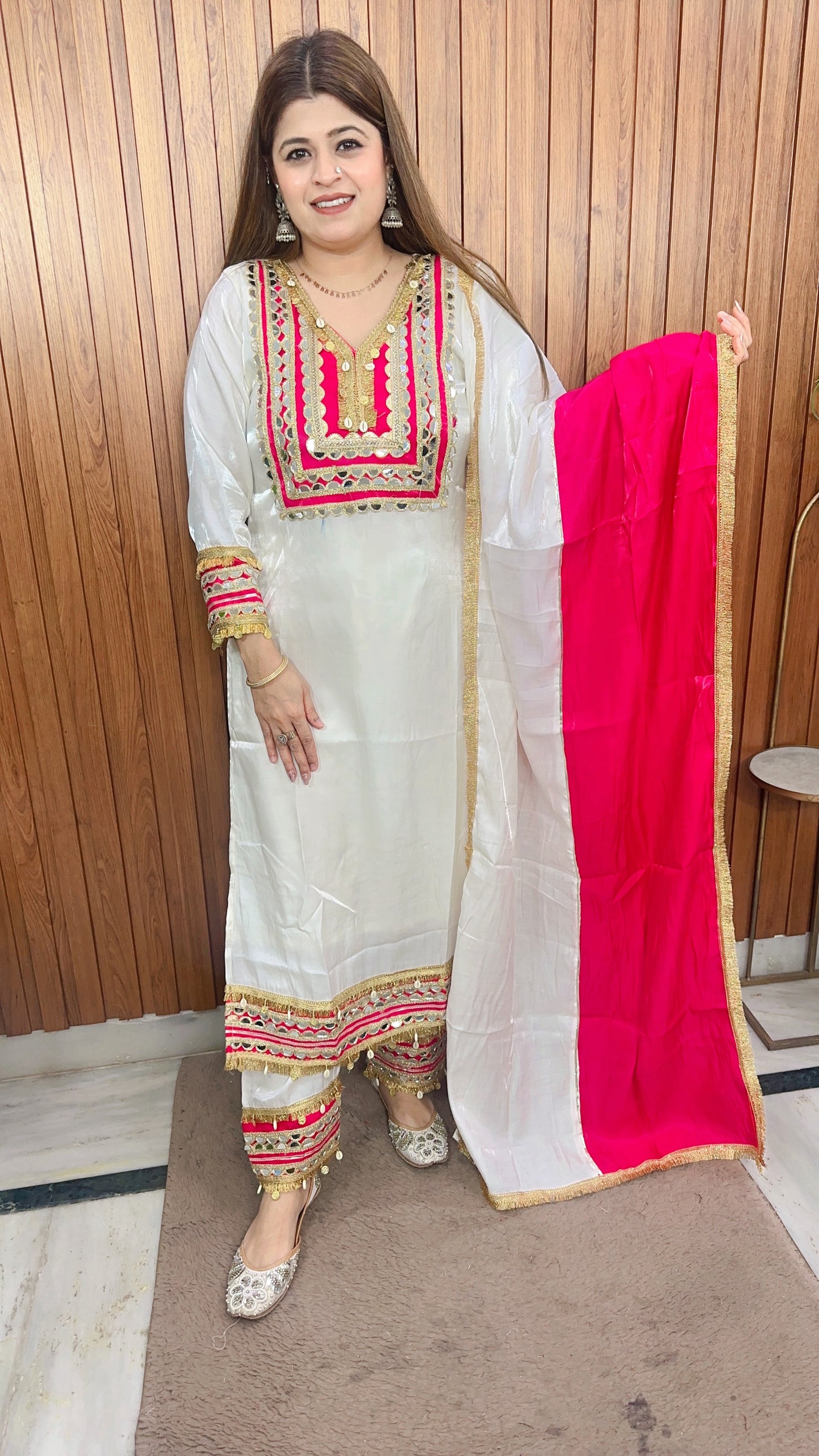 Ranjha Cotton Silk Suit Set