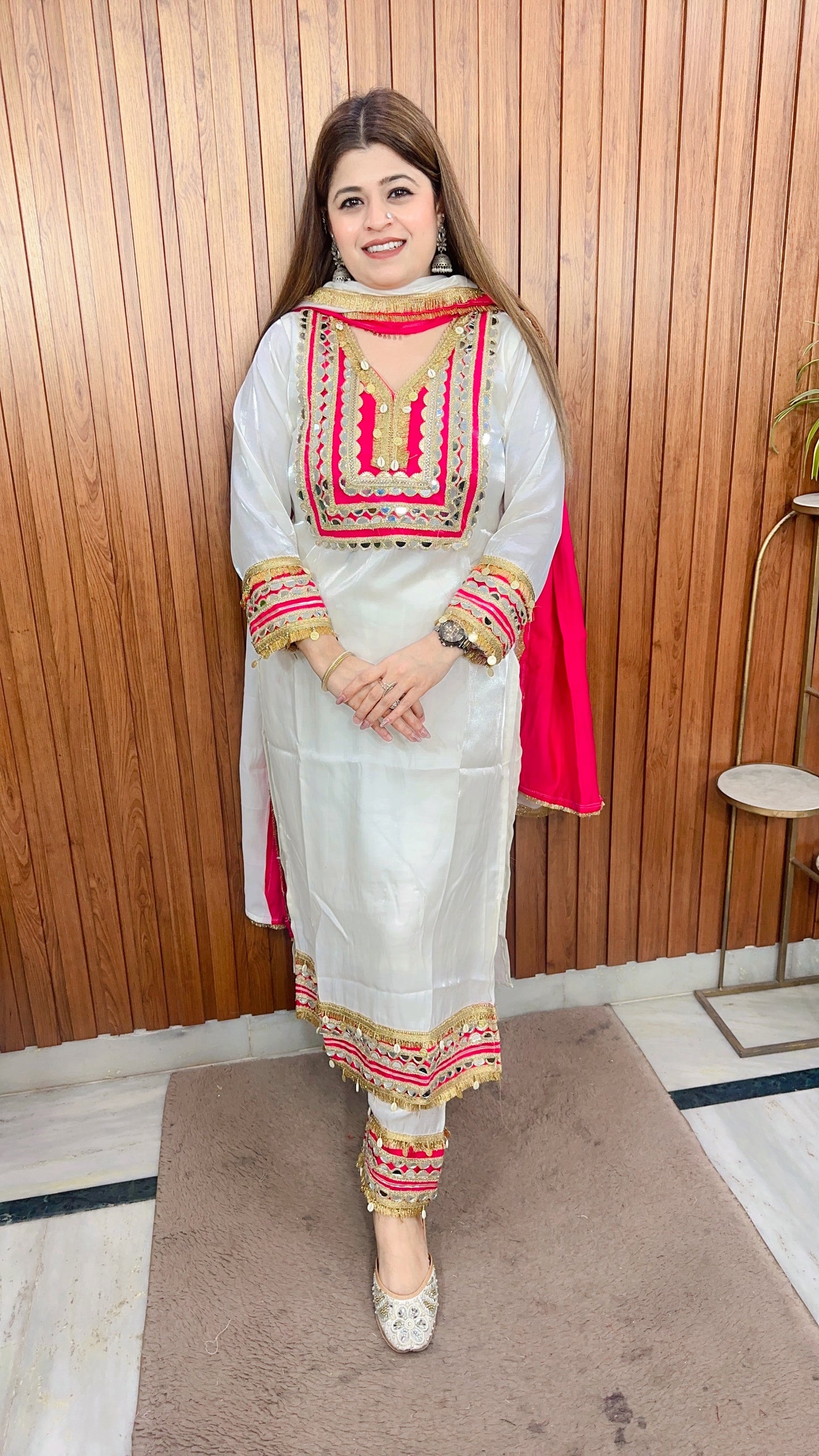 Ranjha Cotton Silk Suit Set