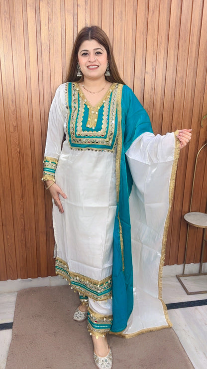 Ranjha Cotton Silk Suit Set