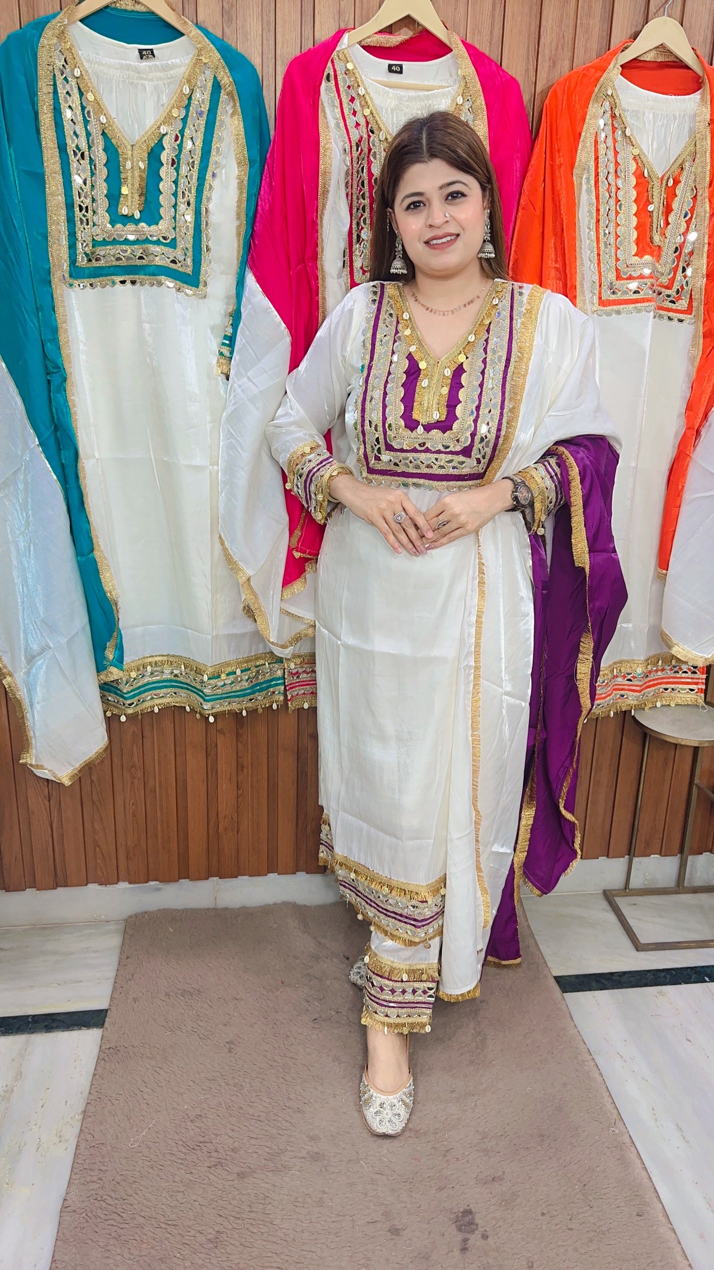 Ranjha Cotton Silk Suit Set