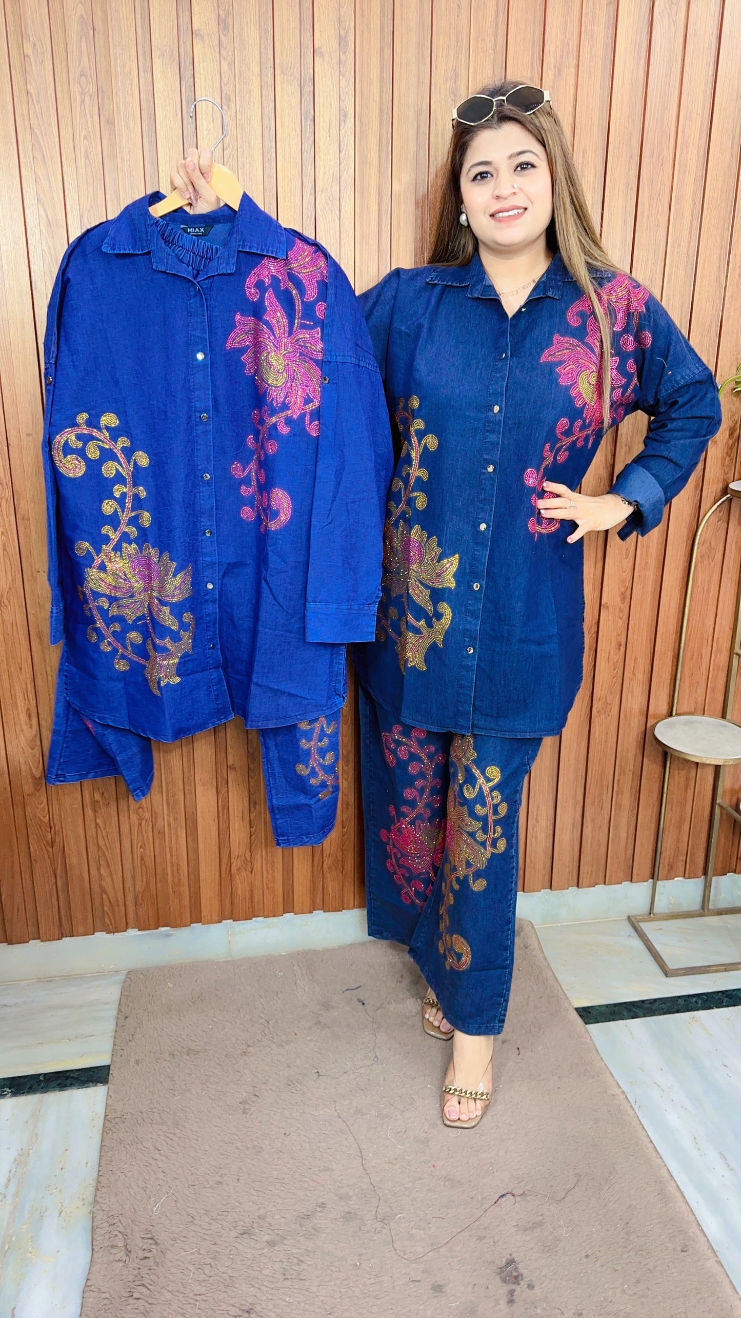 Servoski Denim Coord set