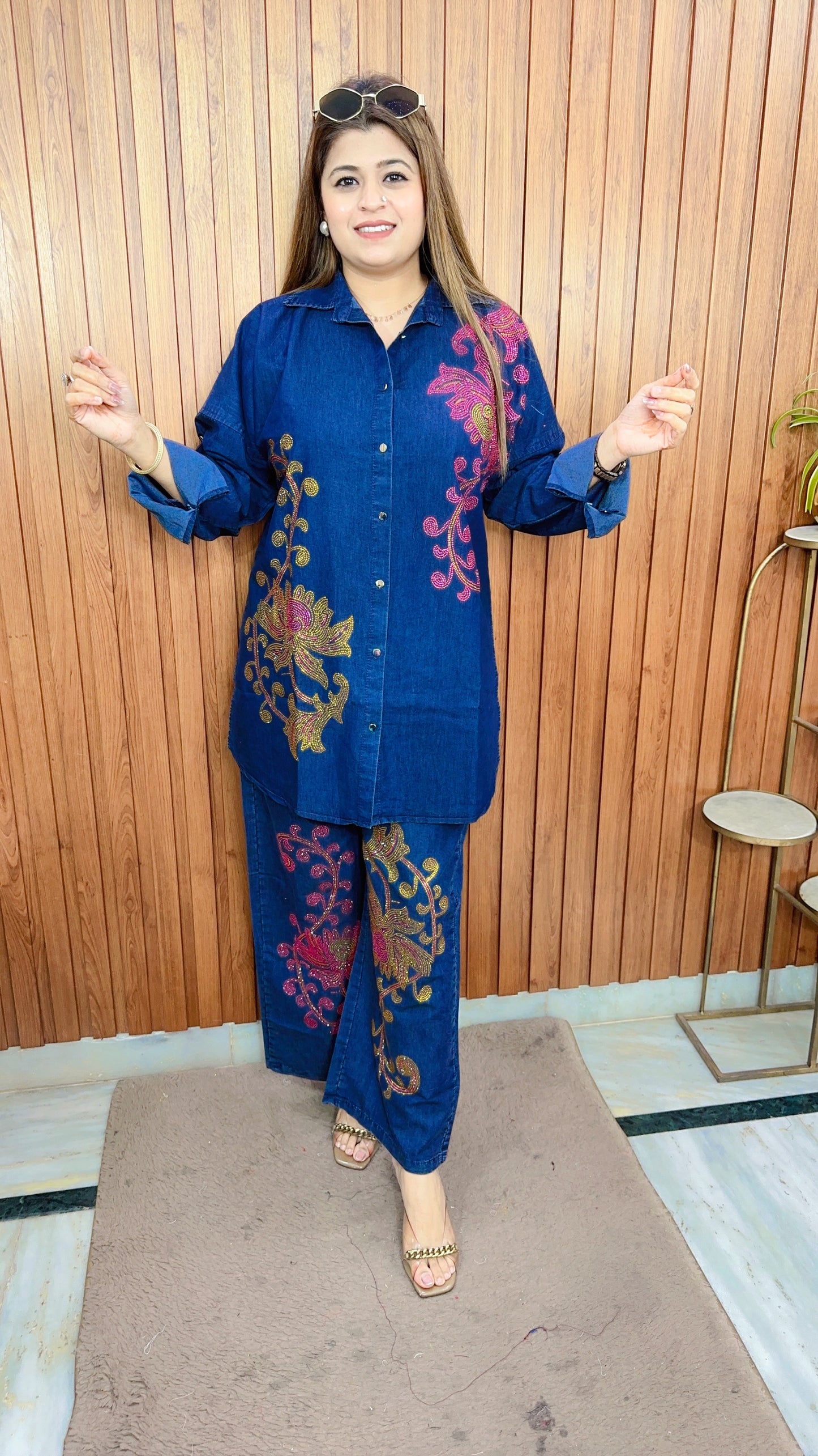 Servoski Denim Coord set