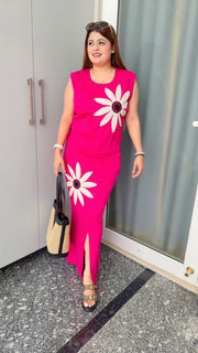 SunFlower Imported Two Piece Skirt Set