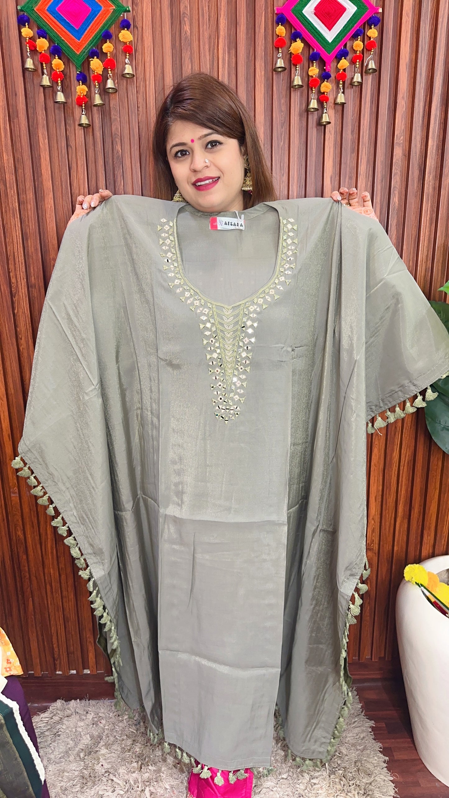 All Kaftan with Dhoti