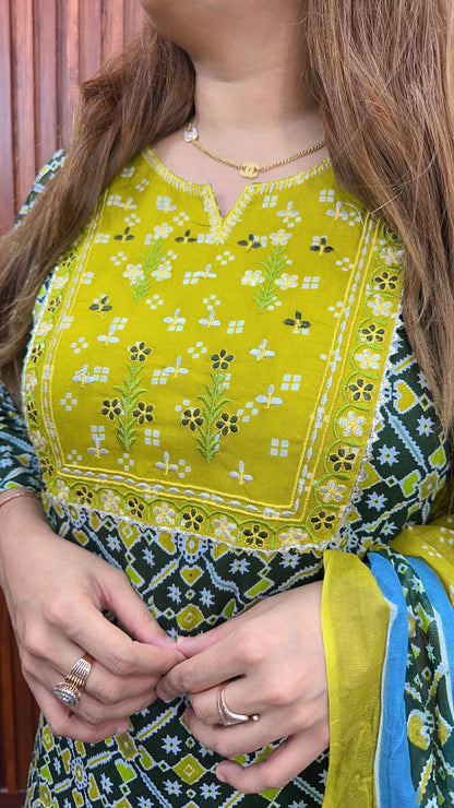 patola pure cotton suit set