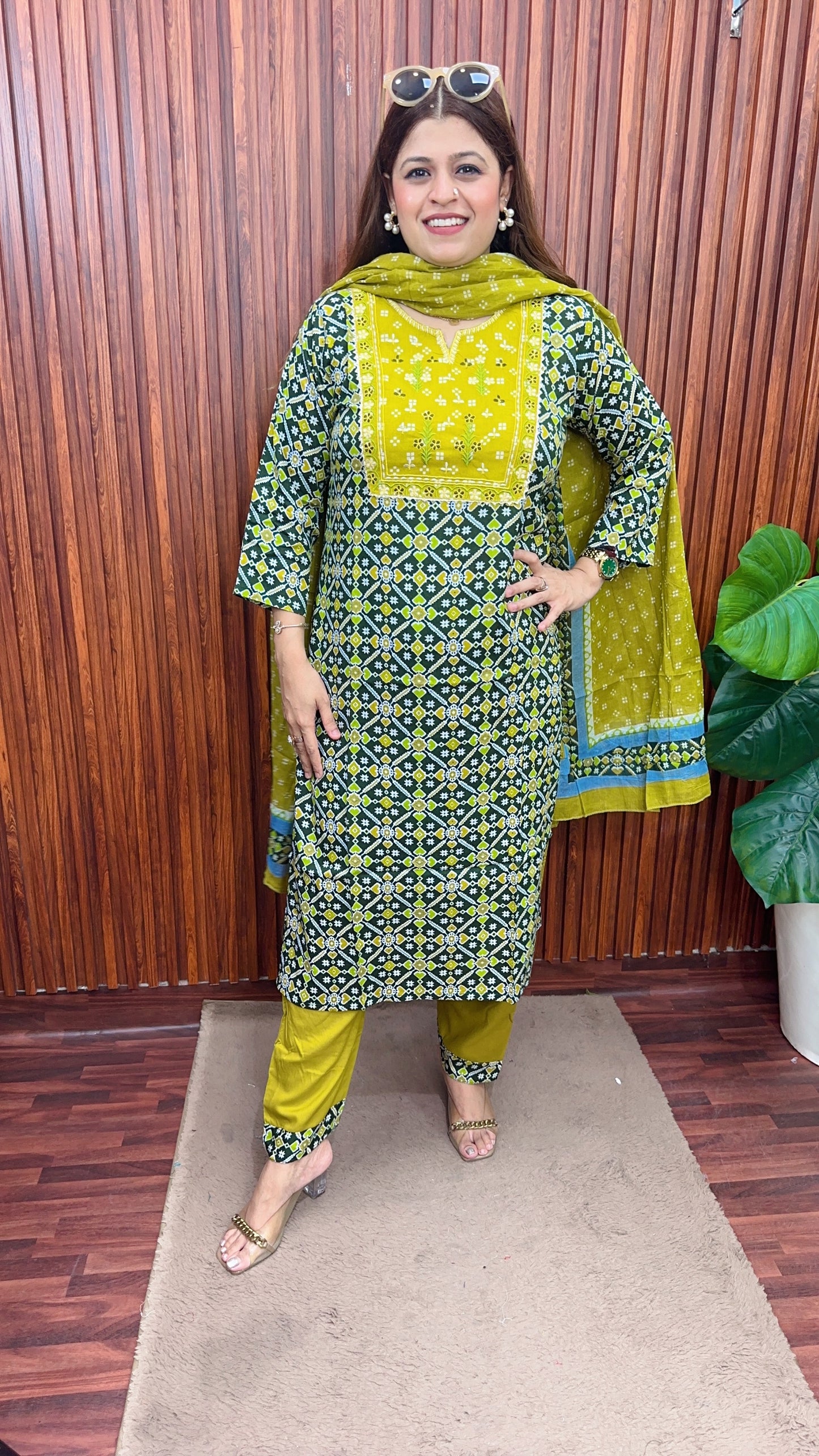 patola pure cotton suit set
