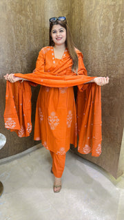 Shifa A Line Pure Cotton Suit